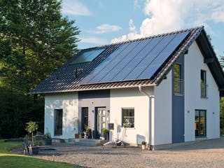 Fertighaus VIO 300 von FingerHaus, Satteldach-Klassiker Außenansicht 2