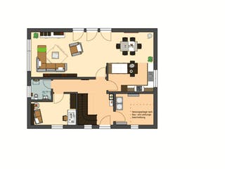 Fertighaus VIO 500 von FingerHaus, Satteldach-Klassiker Grundriss 1