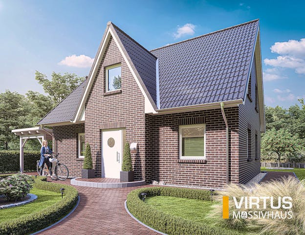 Schwarzes Klinkerhaus