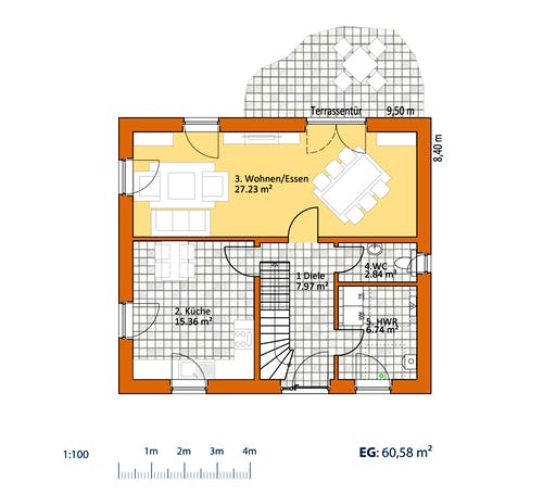 Virtus Klassiker V 120 Floorplan 1