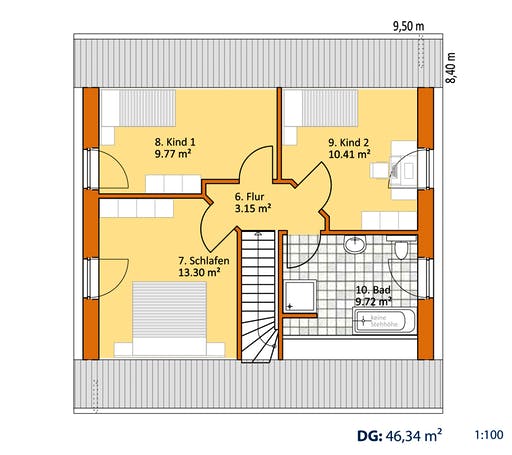 Virtus Klassiker V 120 Floorplan 2