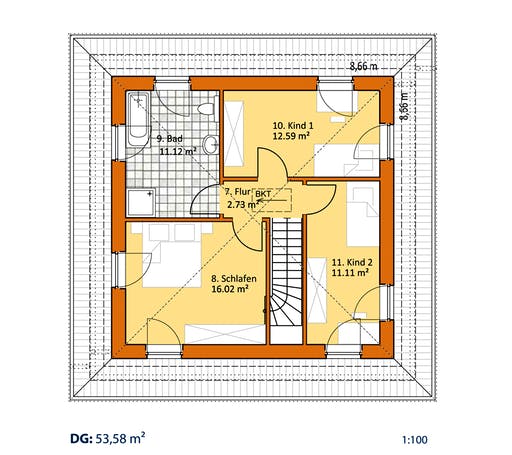 Virtus Toskana V 140 Floorplan 2