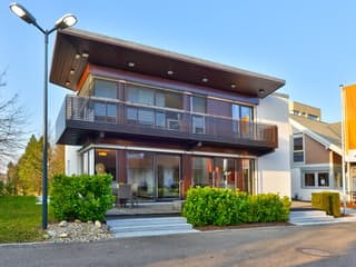 Fertighaus Vita-Cube - MH Fellbach von Regnauer Hausbau Schlüsselfertig ab 456700€, Cubushaus Außenansicht 2