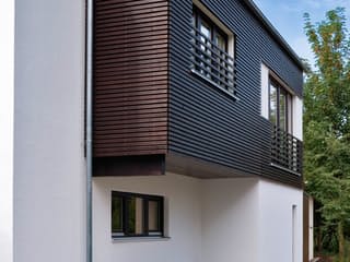 Fertighaus Vita-Cube - MH Fellbach von Regnauer Hausbau Schlüsselfertig ab 456700€, Cubushaus Außenansicht 5