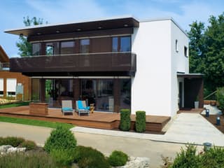 Fertighaus Vita-Cube - MH Fellbach von Regnauer Hausbau Schlüsselfertig ab 456700€, Cubushaus Außenansicht 7