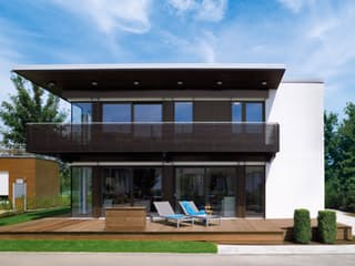 Fertighaus Vita-Cube - MH Fellbach von Regnauer Hausbau Schlüsselfertig ab 456700€, Cubushaus Außenansicht 8