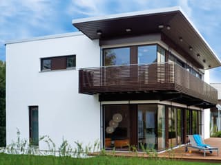 Fertighaus Vita-Cube - MH Fellbach von Regnauer Hausbau Schlüsselfertig ab 456700€, Cubushaus Außenansicht 10