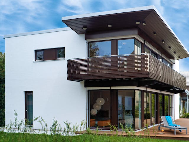 Fertighaus Vita-Cube - MH Fellbach von Regnauer Hausbau Schlüsselfertig ab 456700€, Cubushaus Außenansicht 10