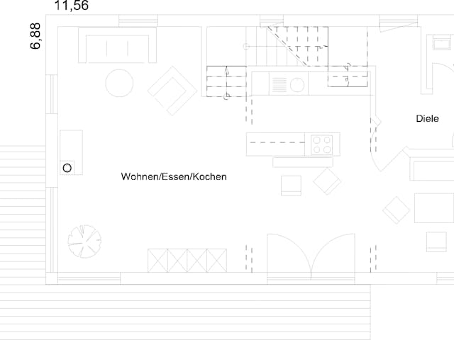 Fertighaus Volders von Regnauer Hausbau Schlüsselfertig ab 261445€, Pultdachhaus Grundriss 1