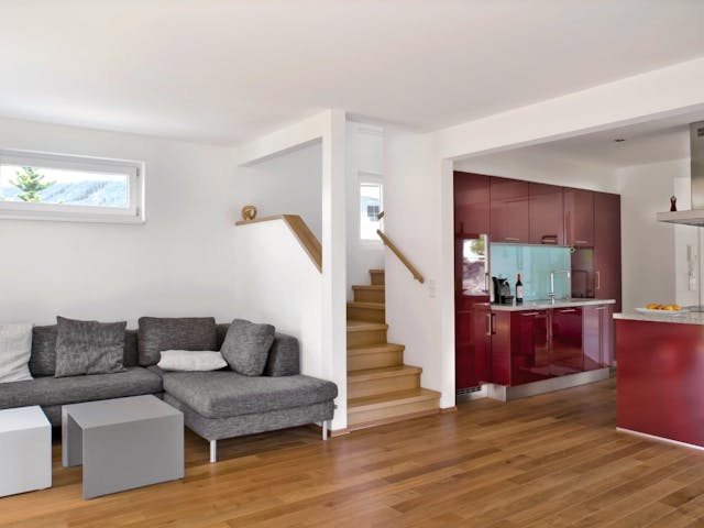 Fertighaus Volders von Regnauer Hausbau Schlüsselfertig ab 261445€, Pultdachhaus Innenansicht 3