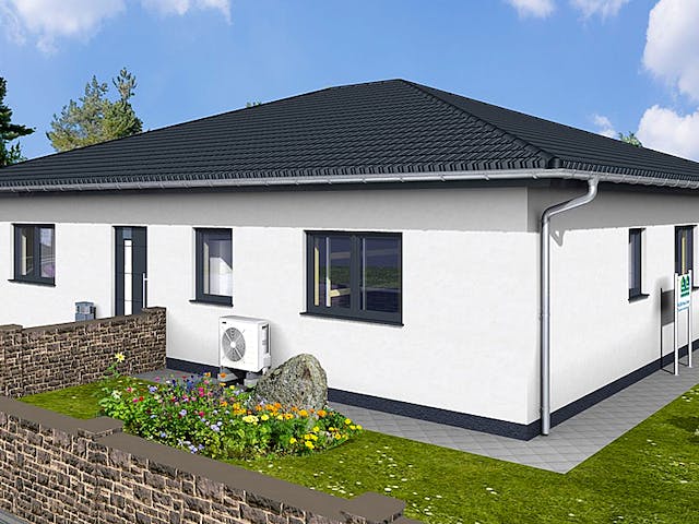 Massivhaus Vita 140 WD von Wäller-Haus, Bungalow Außenansicht 3