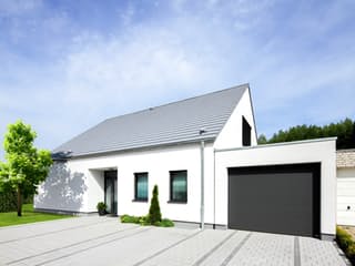 Fertighaus Waldblick von Becker 360 Schlüsselfertig ab 459800€, Satteldach-Klassiker Außenansicht 3