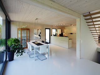 Fertighaus Waldblick von Becker 360 Schlüsselfertig ab 459800€, Satteldach-Klassiker Innenansicht 1