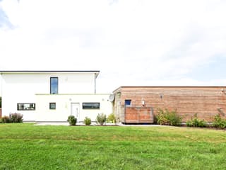 Fertighaus Waldeck von Becker 360 Schlüsselfertig ab 528100€, Cubushaus Außenansicht 7