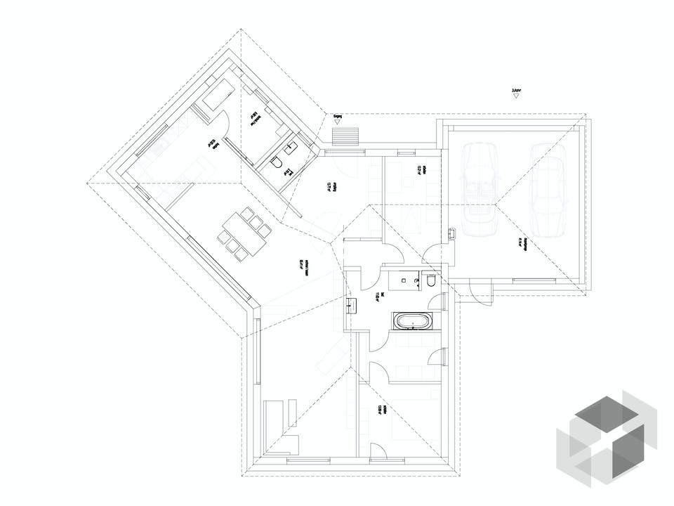 Walmdach 190 von LUXHAUS Grundriss