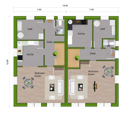 WBI - DHH Stadthaus 130 Floorplan 1