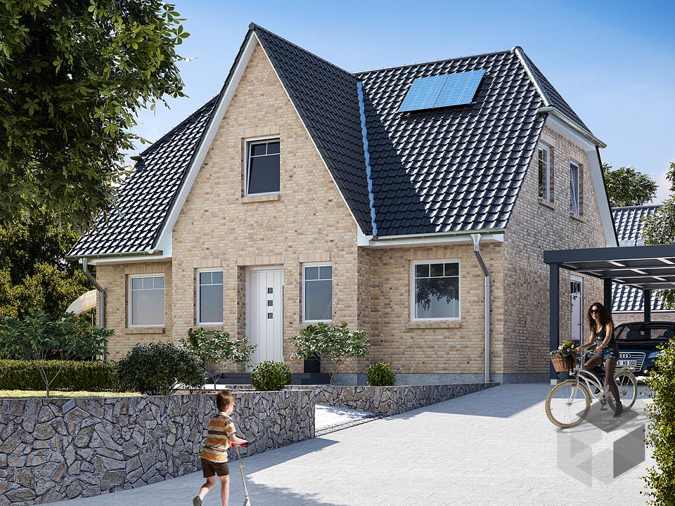 Friesenhaus 125 von WBI Hausbau Außenansicht