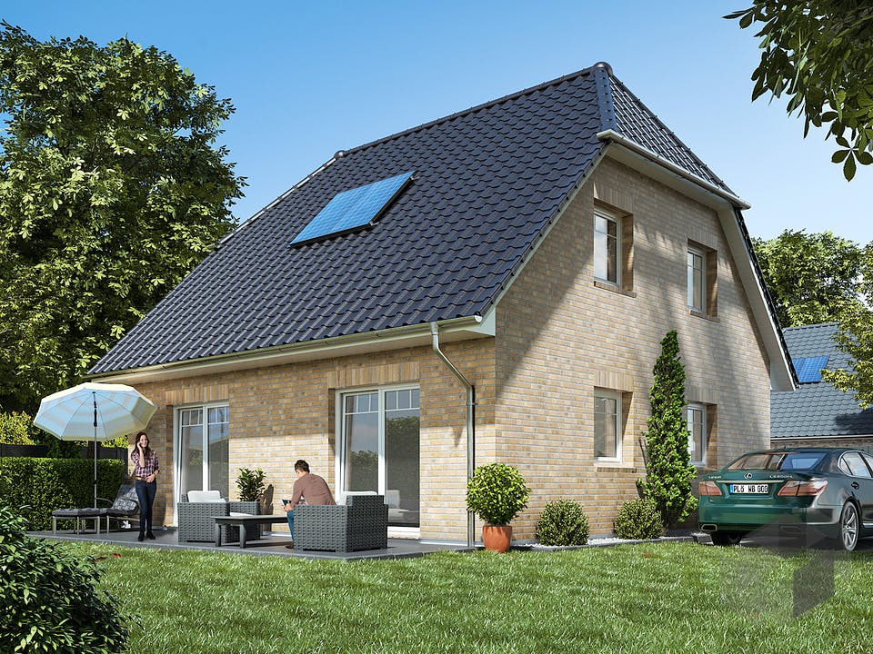 Landhaus 115 von WBI Hausbau Außenansicht