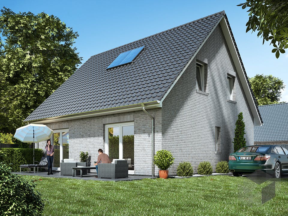 Stadthaus 120 von WBI Hausbau Außenansicht