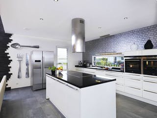 Fertighaus Kundenhaus generation5.5 200 von WeberHaus Schlüsselfertig ab 303170€, Pultdachhaus Innenansicht 3