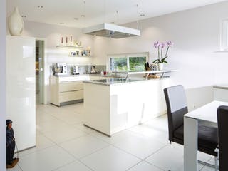 Fertighaus Kundenhaus 17 - Individuelle Planung von WeberHaus, Pultdachhaus Innenansicht 1