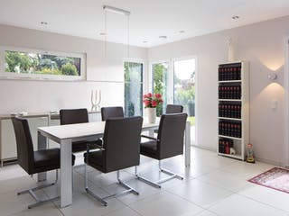 Fertighaus Kundenhaus 17 - Individuelle Planung von WeberHaus, Pultdachhaus Innenansicht 2