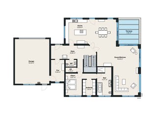 Fertighaus Kundenhaus 18 - Individuelle Planung von WeberHaus, Stadtvilla Grundriss 1