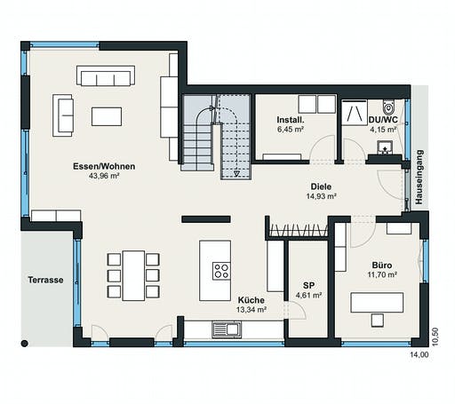 Weberhaus Kundenhaus 19 Floorplan 1