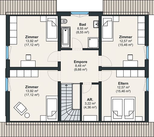 Kundenhaus Balance 300 Floorplan 2