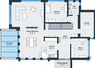 Ausstellungshaus Fellbach Grundriss