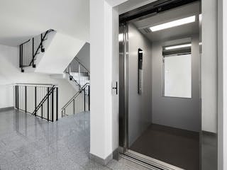 Fertighaus Mehrfamilienhaus mit 14 Einheiten von WeberHaus - Mehrfamilienhäuser, Satteldach-Klassiker Innenansicht 1