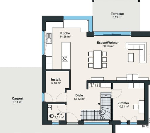 Weberhaus Ausstellungshaus Wenden-Hünsborn Generation5.5 110 Floorplan 1
