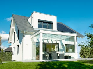 Fertighaus Ausstellungshaus Mannheim Balance 250 von WeberHaus Schlüsselfertig ab 401000€, Außenansicht 1
