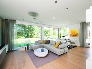 Fertighaus Ausstellungshaus Rheinau-Linx CityLife 700 von WeberHaus Schlüsselfertig ab 405000€, Cubushaus Innenansicht 2