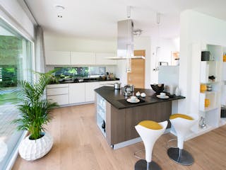 Fertighaus Ausstellungshaus Rheinau-Linx CityLife 700 von WeberHaus Schlüsselfertig ab 405000€, Cubushaus Innenansicht 3