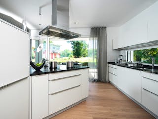 Fertighaus Ausstellungshaus Rheinau-Linx CityLife 700 von WeberHaus Schlüsselfertig ab 405000€, Cubushaus Innenansicht 4