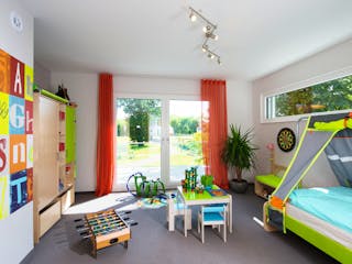 Fertighaus Ausstellungshaus Rheinau-Linx CityLife 700 von WeberHaus Schlüsselfertig ab 405000€, Cubushaus Innenansicht 7