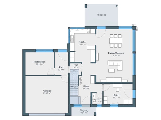 Fertighaus Ausstellungshaus Wenden CityLife 700 von WeberHaus Schlüsselfertig ab 489000€, Stadtvilla Grundriss 1 Fertighaus Ausstellungshaus Wenden CityLife 700 von WeberHaus Schlüsselfertig ab 489000€, Stadtvilla Grundriss 1