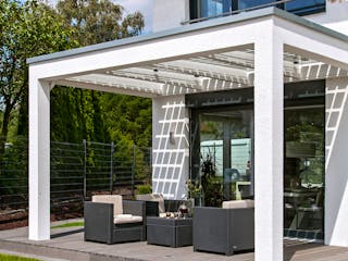 Fertighaus Ausstellungshaus Wuppertal CityLife 250 von WeberHaus Schlüsselfertig ab 443000€, Stadtvilla Außenansicht 5