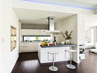 Fertighaus Ausstellungshaus Mannheim Bungalow von WeberHaus Schlüsselfertig ab 656000€, Bungalow Innenansicht 5