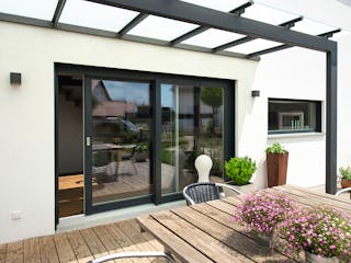 Fertighaus Kundenhaus Friemert sunshine 310 von WeberHaus Schlüsselfertig ab 401500€, Satteldach-Klassiker Außenansicht 3
