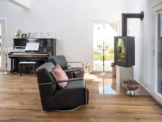 Fertighaus Kundenhaus Friemert sunshine 310 von WeberHaus Schlüsselfertig ab 401500€, Satteldach-Klassiker Innenansicht 1