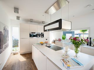 Fertighaus Kundenhaus Friemert sunshine 310 von WeberHaus Schlüsselfertig ab 401500€, Satteldach-Klassiker Innenansicht 4