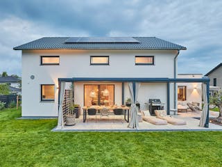 Fertighaus Kundenhaus Croce - generation5.5 Haus 200 von WeberHaus Schlüsselfertig ab 377430€, Außenansicht 2
