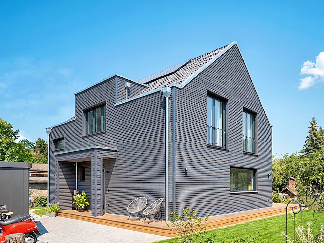 Fertighaus Kundenhaus Heinemann - generation5.5 Haus 150 von WeberHaus Schlüsselfertig ab 340840€, Außenansicht 1