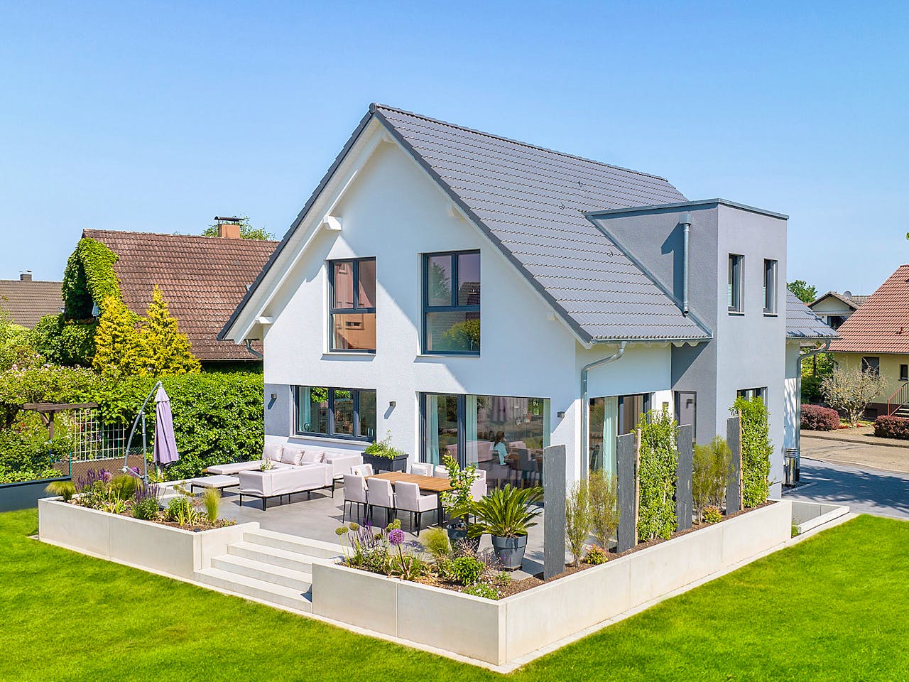 Fertighaus Kundenhaus Jungmann - generation5.5 Haus 200 von WeberHaus Schlüsselfertig ab 361500€, Außenansicht 1