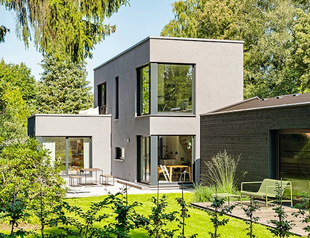 Ein Fertighaus mit 80 qm für vier Personen