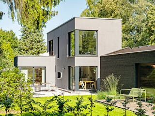 Fertighaus Kundenhaus Schneemann von WeberHaus Schlüsselfertig ab 320000€, Cubushaus Außenansicht 1