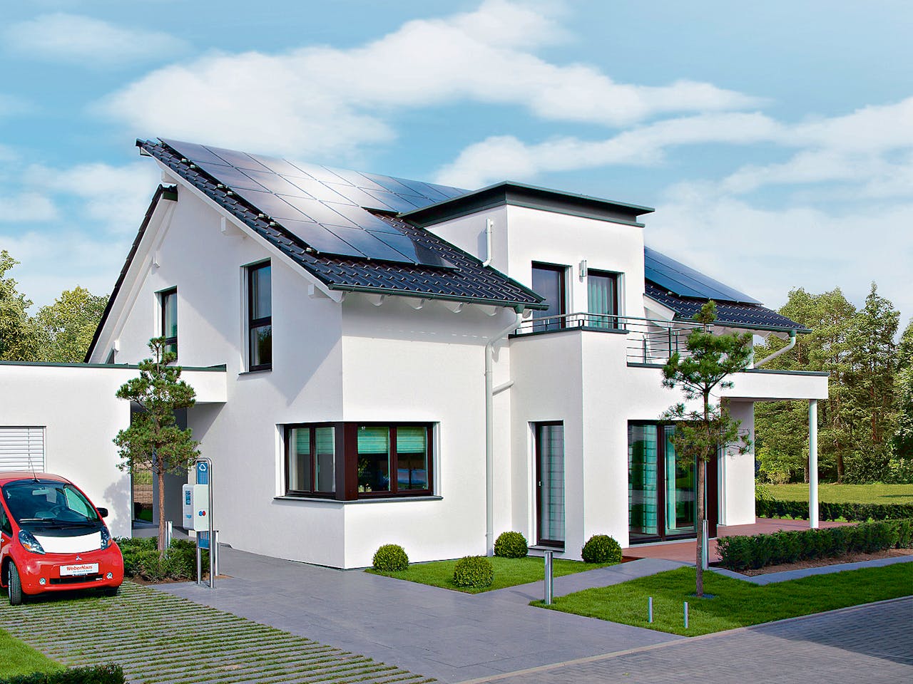 Fertighaus Ausstellungshaus Köln - generation5.5 200 von WeberHaus Schlüsselfertig ab 464000€, Außenansicht 1