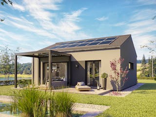 Fertighaus newLife Bungalow von WeberHaus Schlüsselfertig ab 231898€, Bungalow Außenansicht 1